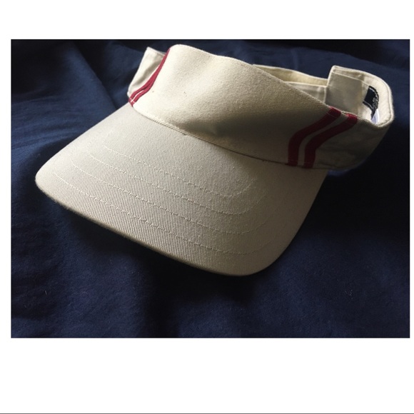 Minimal Sporty SONOMA Visor Off White Red Stripes - Picture 1 of 4